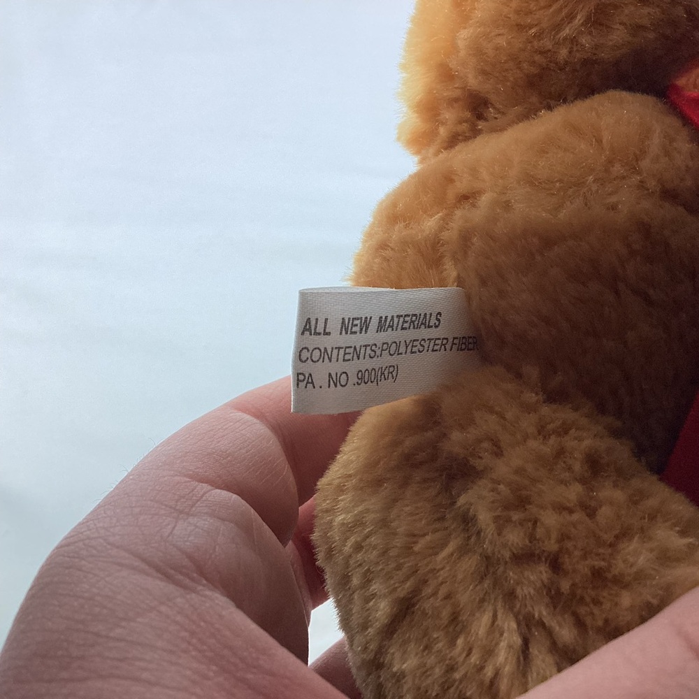 Steven Smith Royal Sonesta Hotel Plush Tea Teddy Bear Souvenir Red Shirt - Picture 9 of 9